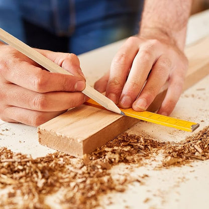 Fumete 100 Pieces Wooden Pencils Bulk No Eraser Hexagonal HB Graphite Unsharpened Natural Wood Pencils Without Erasers for Classroom School Home Office Drawing Sketching Learning