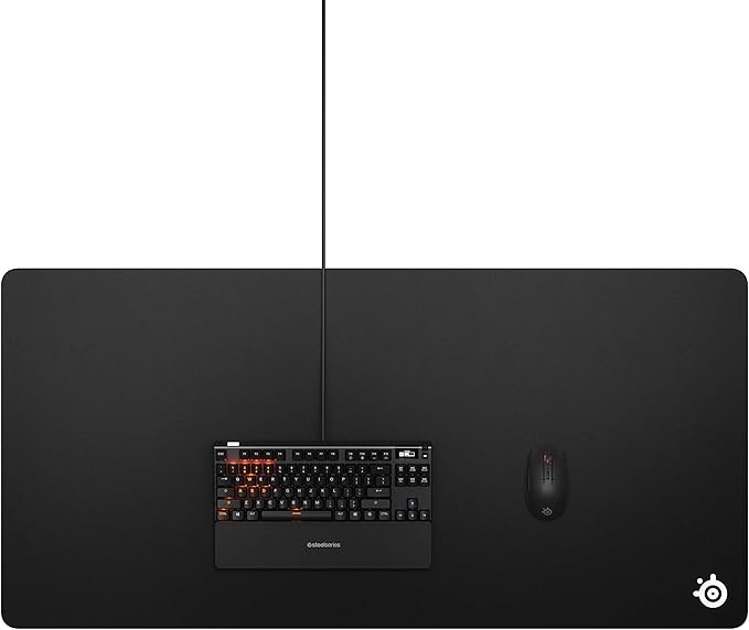 SteelSeries QcK Gaming Mouse Pad - 3XL Cloth - Optimized For Gaming Sensors - Maximum Control