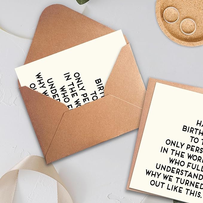 Brother Birthday Card, Sister Birthday Card, Funny Birthday Cards for Women, Birthday Card for Sister, Birthday Card for Brother, Funny Sister Birthday Card, Best Friend Birthday Card, Funny Brother Birthday Card