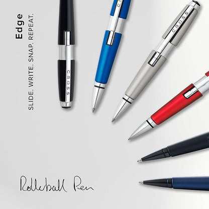 Cross Edge Matte Black Lacquer Gel Rollerball Pen