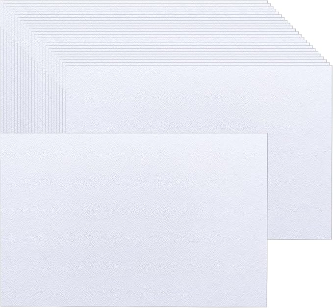 Baisunt 25 Pack 4x6 Sand Textured Cardstock Paper Blank Thick Heavyweight 92lb Card Stock for Making Greeting Cards, Invitations cards, Photos, Postcards