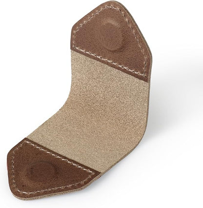 Londo Genuine Leather Handmade Bookmark (Set of 2) (Magnetic, Mink)