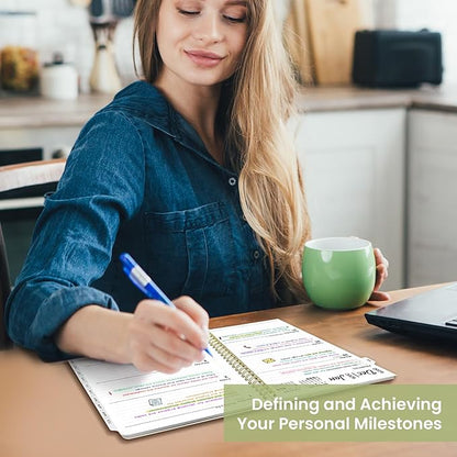 2026 Planner, Weekly and Monthly Planner for Women, January 2026 to December 2026, Pretty Hardcover 2026 Calendar Planner Book with Tabs, Inner Pocket, Spiral Bound, Perfect Office Home School Supplies - 6.3" x 8.5", Butterfly Sonata