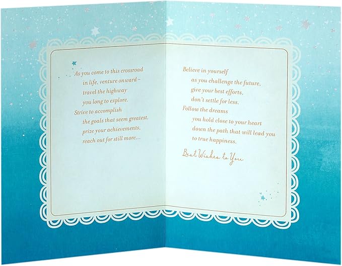 Hallmark Graduation Card (Path to True Happiness)