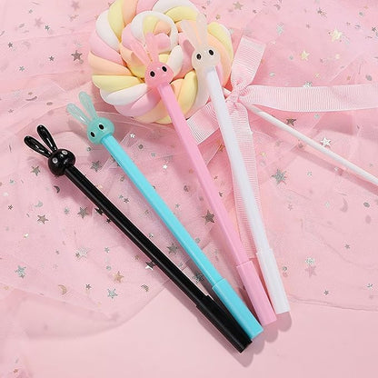 YYaaloa 12pcs Easter Pens Gel Ink Pens 0.5 mm Black Ink Novelty Pens for Child, Women Coworkers Kids Office School Home Wedding Bridal Shower Gifts Party Supplies (Easter Pens 12pcs)