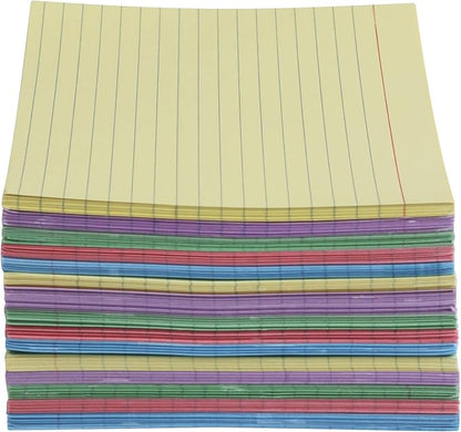 Amazon Basics Ruled Color Index Cards, 300 Count/Cards, Assorted, 5 x 8 in
