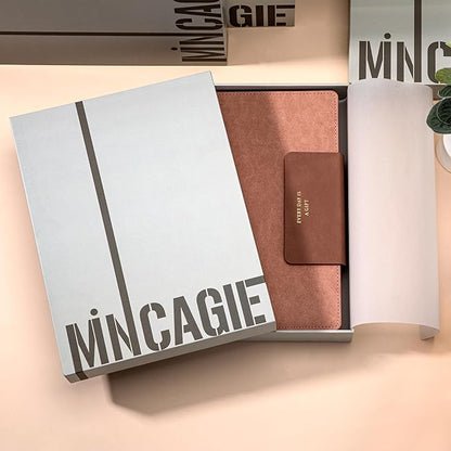 Lined Leather Journals for Writing B5 Large Journaling Notebooks with 100 GSM Thick Paper Journal Notebook for Men & Women with Buckle Closure Travel Work Note Taking Diary, 7.28" x 10.23", Pink