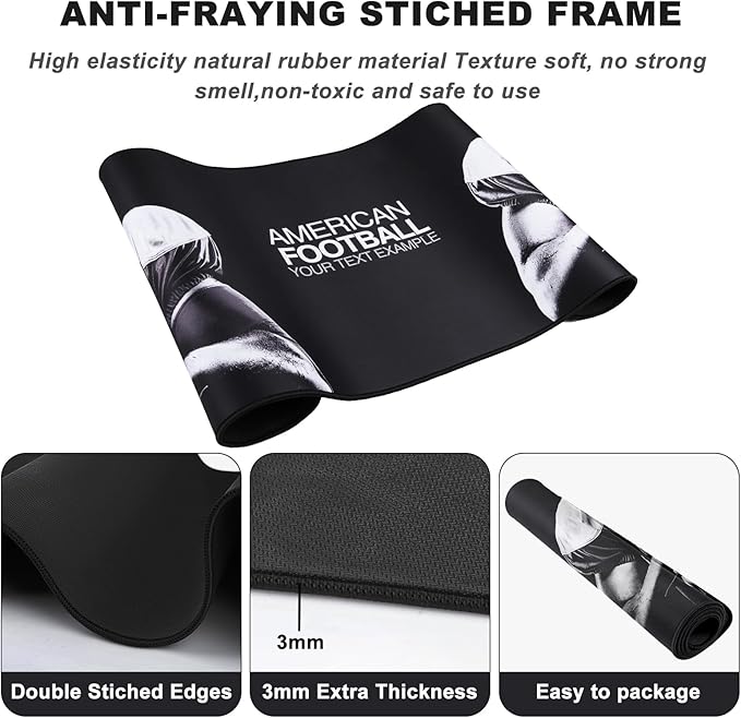 Desk Mat Large Office Desk Pad, Large Mouse Pad, Gaming Mouse Pad, 31.5" x 15.7" Large Keyboard Mousepad with Non-Slip Waterproof Rubber Base for Computers Laptop Desk Home Office Accessories