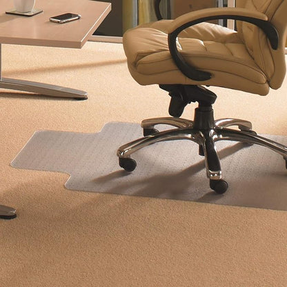 Floortex® Advantagemat® Vinyl Lipped Chair Mat for Carpets up to 1/4" - 45" x 53"