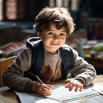 10 Pack Dry Erase Place Value Whiteboard Card,9" x 12" Double Sided Dry Erase Boards for Kids for Teaching Place Values from Billions to Decimal Numbers,Math Manipulatives White Board for Students