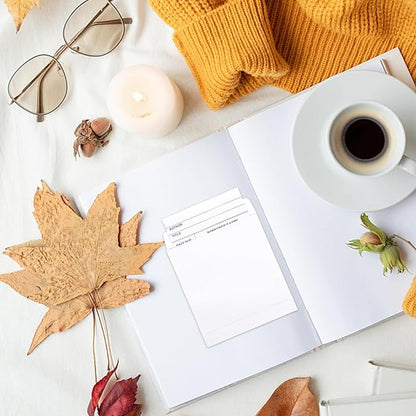 100 Piece Library Pockets & Cards - Check Out Cards & Book Envelopes for School, Office & Public Library