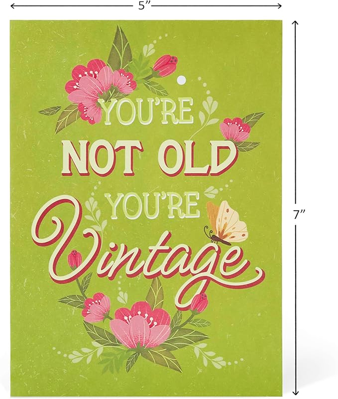 Vintage Phone Pop Up Card, Flowers, 3D Greeting Cards, Gifts for Birthday, Mothers Day, Anniversary, Mom, Wife, Women, 5x7 - Includes Envelope And Message Note