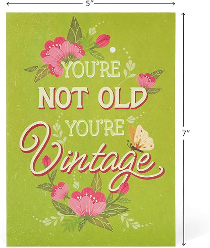 Vintage Phone Pop Up Card, Flowers, 3D Greeting Cards, Gifts for Birthday, Mothers Day, Anniversary, Mom, Wife, Women, 5x7 - Includes Envelope And Message Note