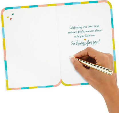 Hallmark Baby Shower Card for New Parents (Hooray) Welcome New Baby, Congratulations, Gender Reveal