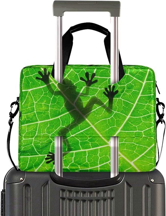 Frog Laptop Messenger Bag Case Sleeve Briefcase for Men Women
