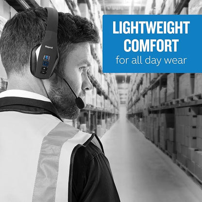 BlueParrott S450-XT Voice-Controlled Bluetooth Headset – Industry Leading Sound with Long Wireless Range, Extreme Comfort and Up to 24 Hours of Talk Time, Black, Stereo