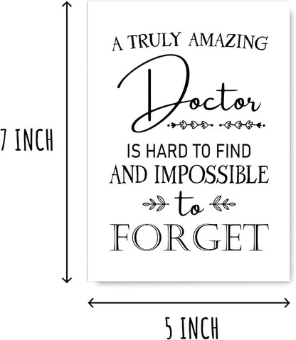 EruditeGifts Funny Appreciation Card - Thank You Card For Doctors - Hilarious Birthday Card - Gift Card For Doctor Him Her