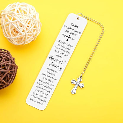 Confirmation Sponsor Gifts for Men Women Thank You Gifts Catholic Sponsor Gifts Confirmation Gifts for Teenage Girl Boys Baptism Gift for Adult Pastor Appreciation Christmas Gift Graduation