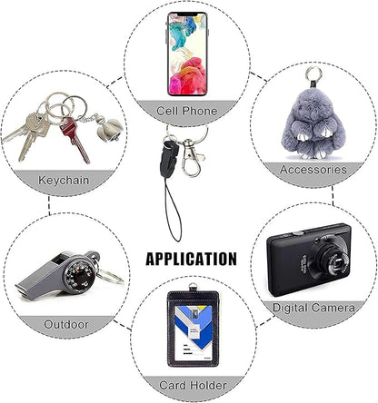 Yiflin Cute Neck Lanyard for Keys, Keychain, Wallet, ID Card Holder, with Quick Release Buckle