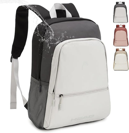 HEAD Waterproof Travel Backpack for Women & Ladies, Casual Daypack for Sport/Gym/College Work/Workout/Outdoor/Daily Use, Lightweight Laptop Backpacks for 13.5 inch Notebook