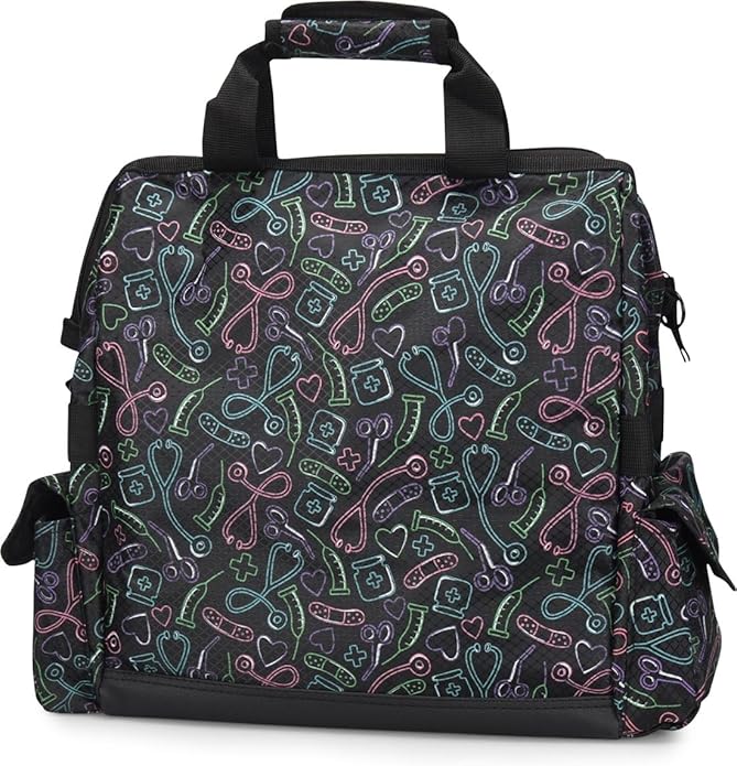 Nurse Mates Ultimate Nursing Bag | Multiple Compartments | Interior Laptop Compartment | Durable Zippers