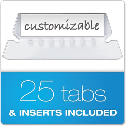 Pendaflex Recycled Hanging Folders, Letter Size, Pink, 1/5 Cut, 25/BX (81609)