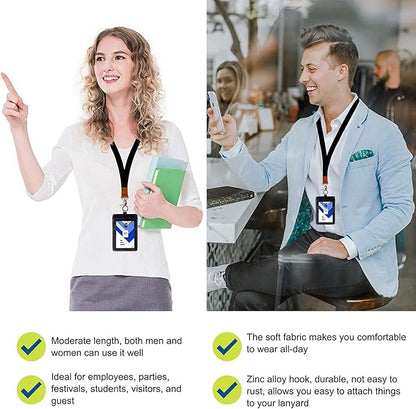 Lanyard, Long Neck Lanyard Key Lanyard, Id Badge Lanyard for Women and Men, Cute Cool Lanyard Strap for Car Keys, Card Holder, Whistle, Keychain, Wallet(Light Blue)