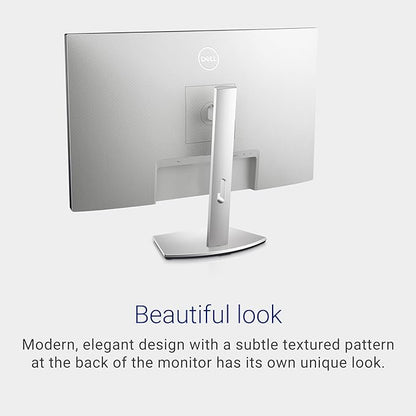 Dell S2721QS Monitor 27 Inch, 4K UHD (3840 x 2160) IPS Display, Ultra-Thin Bezel, AMD FreeSync, HDMI, DisplayPort, VESA Certified - Silver