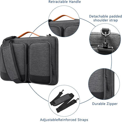 Alfheim 14 inch Laptop Case Sleeve Waterproof ShockResistant Lightweight 360° Protective Notebook Briefcase Compatible with MacBook Pro/Max 14′′ M2 M1