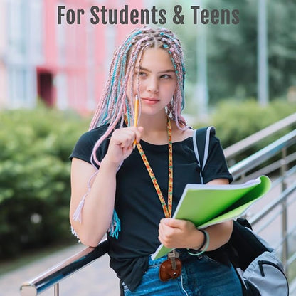 MNGARISTA Neck Lanyard for Keys, Floral Key Lanyard for Women, Durable ID Lanyards with Keyring and Clasp for ID Badges, School ID or Wallets, Texture