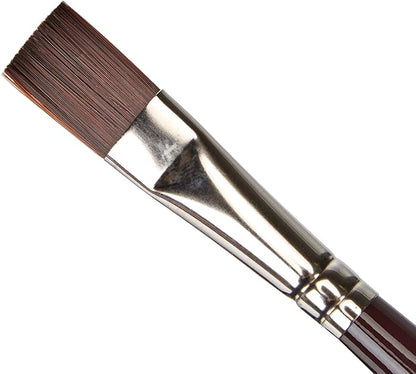 Winsor & Newton Galeria One Stroke Short Handle Brush, 1/2-Inch