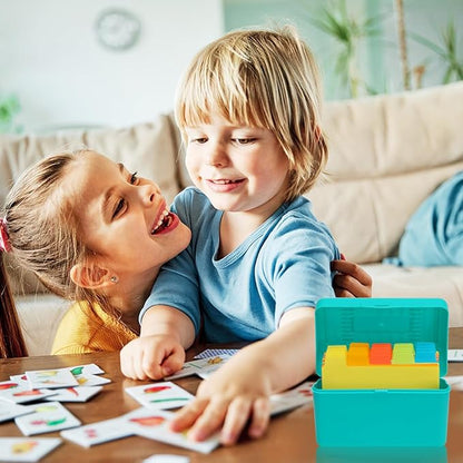 H4D Index Card Holder 3x5 Inches with 25 Plastic Dividers, Teal