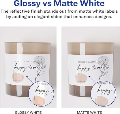 Avery Return Address Labels with Sure Feed and Easy Peel Technology, Glossy White Labels, 2/3" x 1-3/4", Permanent Adhesive, Laser/Inkjet, 600 Glossy Labels (6523)