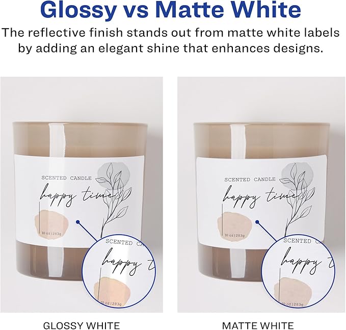 Avery Address Labels with Sure Feed and Easy Peel Technology, Glossy White Labels, 1" x 2-5/8", Permanent, Laser/Inkjet, 750 Glossy Labels (6526)