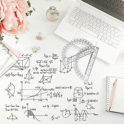 30PCS Clear Plastic Student Math Protractor 6-Inch Long 180 Degree for Angle Measurement