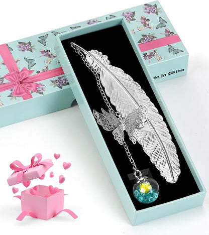 Christmas Stocking Stuffers for Women - Bookmark Birthday Gifts for Women Mom Teacher Best Friend Sister Coworkers - Unique Holiday Funny Bookmarks for Book Lovers - Gifts for People Who Like to Read