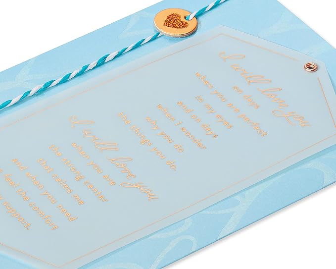 American Greetings Romantic Birthday Card (I Will Love You)