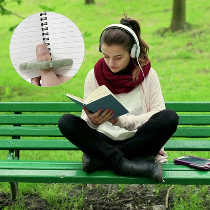 Premium Bookmarks - Reading Accessories for Book Lovers Page Holders for Reading Book Accessories Book Lover Gift - Thumb Page Holder & Book Opener(Pink,Olive-Green