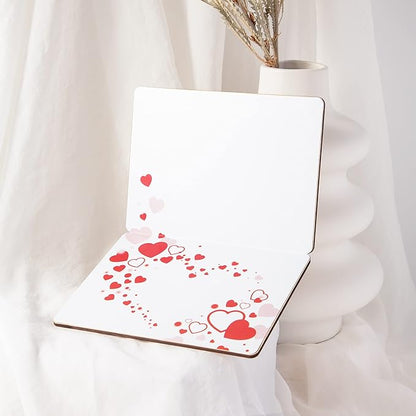 Anniversary Card for Her Him Boyfriend Girlfriend Husband Wife, Wooden Otter Card, Birthday Gift, Happy Anniversary for Couple