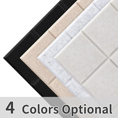 Smarpau 12 Pack Large Corkboad Felt Cork Board Tiles 48"x36" Black Large Cork Bulletin Board Square Pin Board Tack Board for Wall Cork Wall Tiles for Home School