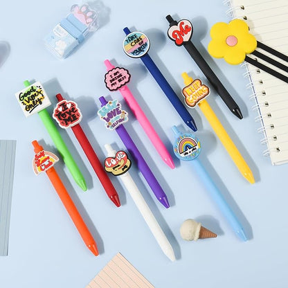 10Pcs Funny Ballpoint Pens with Motivational Quotes Emotional Support for Adults Bulk for Coworkers Team Staff Funny Office Stationary (Motivational 1)