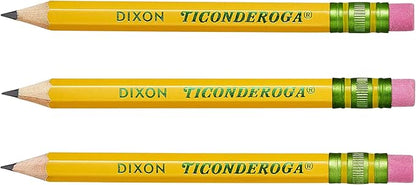 Ticonderoga Golf Pencils, #2 HB Soft, Pre-Sharpened, Yellow (13472) (Pack of 12, 864 Count Total)