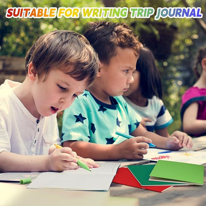 Gueevin 8 Pcs Blank Books for Kids to Write Stories Bulk Composition Notebooks Colorful Soft Cover Notebooks for Drawing Ruled Lined Journals Sketching Kindergarten Easter Gift (Stylish Colors)