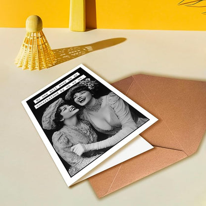 Funny Birthday Card for Sister, Birthday Card for Sister In Law, Happy Birthday Sister Card Funny, Sister To Sister Birthday Card for Sister, for Women, Ladies, Sisters, Best Friends