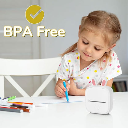 Phomemo T02 Protective Case White- Compatible with T02 Mini Printer, Adorably Unique Design Flexible Protective Case for Gift