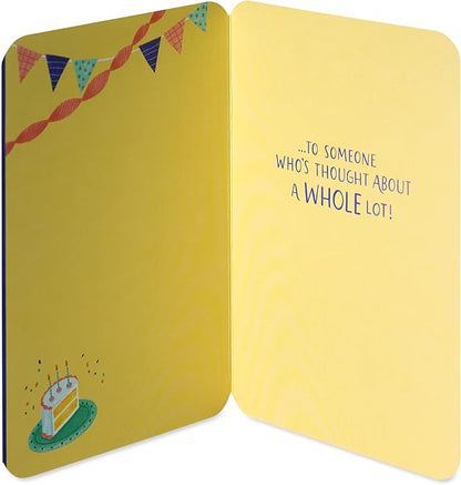 American Greetings Half-Birthday Card (A Whole Lot)