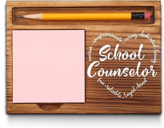 School Counselor Gifts, School Counselor Appreciation Gifts, Thank You School Counselor Gifts, School Counselor Office Decor, School Counselor Desk Self-Stick Note Pad Holders GSH4