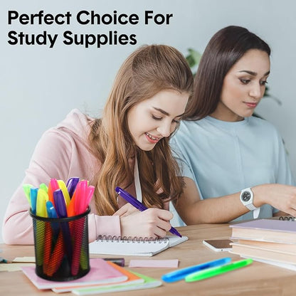 Thenshop 420 Pcs Highlighter Bulk Pack Assorted Colors Highlighter Markers Chisel Tip Fluorescent Pens for Office Classroom Back to School Supplies