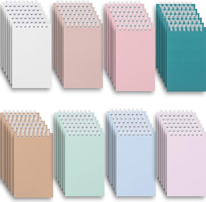 Ddaowanx Small Notebooks,3x5 Pocket Spiral Notepads With Lined Pages - The Perfect Little Mini Notebook to Stay Organized and Boost Productivity at Work or School (48, Cute Colors)