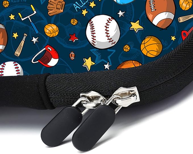 11.6" 12.2 inches Laptop Sleeve Chromebook Case Ultrabook Case Notebook Sleeve Tablet Case Neoprene Handle Sleeve for Men Women, Two Pockets Fit Apple MacBook Air Samsung Acer HP DELL(Ball)